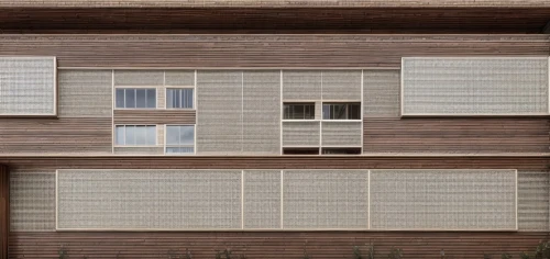 wooden facade,facade panels,lattice windows,window with shutters,wooden shutters,roller shutter,shutters,row of windows,residential building,block balcony,wooden windows,apartment building,window blinds,an apartment,opaque panes,apartment block,window with grille,balconies,slat window,apartments,Common,Common,Natural