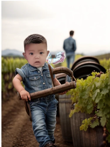 young wine,farmworker,wine harvest,viticulture,baby carriage,winegrowing,winemaker,baby frame,farmer,grape harvesting machine,grape plantation,tractor,baby safety,carrycot,vineyard,farm workers,vineyards,baby mobile,farm tractor,pinot noir