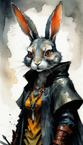 splinter,grey fox,gray hare,jack rabbit,hare,steppe hare,wild rabbit,jackrabbit,long-eared,fox and hare,rabbit,robin hood,jackal,thumper,white rabbit,rabbits and hares,jerboa,wild hare,bard,peter rabbit,Illustration,Abstract Fantasy,Abstract Fantasy 18