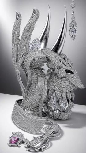 dragon design,silver octopus,3d fantasy,dragon,chondro,fractalius,an ornamental bird,bridal accessory,chinese dragon,crown render,dragon bridge,garuda,skull sculpture,vanitas,cinema 4d,3d model,silver wedding,alligator sculpture,raven sculpture,ornamental bird,Product Design,Jewelry Design,Europe,Statement Luxe