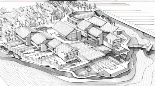 escher village,house drawing,town planning,mountain settlement,house hevelius,kirrarchitecture,landscape plan,isometric,kubny plan,architect plan,canada cad,medieval architecture,3d rendering,houses clipart,mountain huts,maya civilization,eco-construction,housebuilding,roof plate,orthographic,Design Sketch,Design Sketch,None