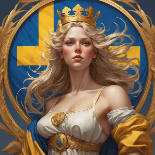 nordic,sweden,swedish crown,sweden sek,ensign of ukraine,lysefjord,eufiliya,swedish,zodiac sign libra,scandinavia,libra,heraldic,golden crown,denmark,celtic queen,swedish krona,medusa,norse,zodiac sign leo,scandinavian,Conceptual Art,Fantasy,Fantasy 01