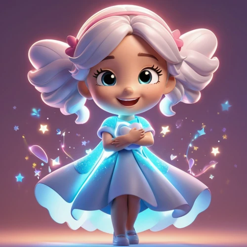 rosa 'the fairy,rosa ' the fairy,elsa,princess sofia,cinderella,little girl fairy,fairy galaxy,cute cartoon character,child fairy,fairy tale character,fantasia,fairy dust,show off aurora,cg artwork,little girl twirling,tiana,cute cartoon image,star drawing,fairy tale icons,eglantine,Unique,3D,3D Character