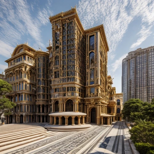 emirates palace hotel,dragon palace hotel,largest hotel in dubai,gaudí,monaco,hotel w barcelona,hotel barcelona city and coast,casa fuster hotel,dalian,asian architecture,crown palace,gold castle,monte carlo,marble palace,the boulevard arjaan,renaissance tower,building honeycomb,chinese architecture,classical architecture,lebanon,Architecture,Villa Residence,Classic,Andalusian Baroque