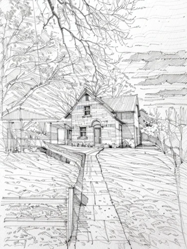 house drawing,farmhouse,farmstead,farm house,cottages,farm landscape,red barn,field barn,cottage,old house,home landscape,the farm,farm hut,house with lake,pencil and paper,old houses,barn,houses,homestead,barns,Design Sketch,Design Sketch,None