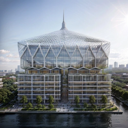 musical dome,singapore,glass facade,marina bay sands,glass building,autostadt wolfsburg,very large floating structure,futuristic architecture,greenhouse cover,singapore landmark,archidaily,eco-construction,baku eye,palm house,roof domes,lotte world tower,kirrarchitecture,building honeycomb,hongdan center,bee-dome,Architecture,Large Public Buildings,Futurism,Futuristic 6