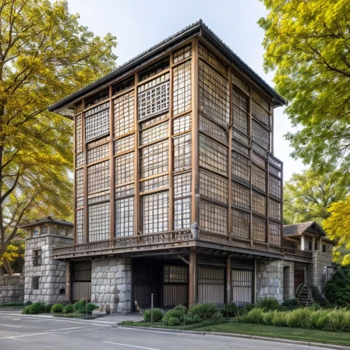 timber house,wooden facade,wooden house,timber framed building,dürer house,half-timbered house,japanese architecture,half-timbered,kanazawa,printing house,frame house,model house,chilehaus,old factory building,knight house,asian architecture,kanazawa castle,traditional building,cubic house,multi-story structure,Architecture,Skyscrapers,Japanese Traditional,Hirayama