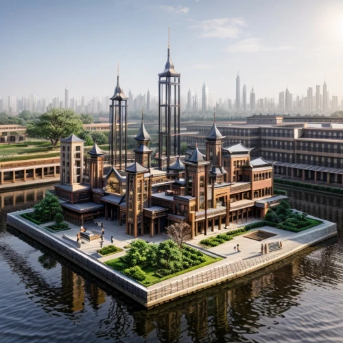 hoboken condos for sale,largest hotel in dubai,city moat,chinese architecture,hamburg,soochow university,hafencity,homes for sale in hoboken nj,asian architecture,autostadt wolfsburg,beautiful buildings,speicherstadt,shanghai disney,build by mirza golam pir,shanghai,artificial islands,dragon palace hotel,palace of parliament,smart city,very large floating structure,Architecture,Small Public Buildings,Chinese Traditional,Ming Dynasty