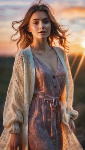 girl in a long dress,mystical portrait of a girl,girl on the dune,portrait photography,romantic look,the girl in nightie,young woman,women clothes,sunset glow,golden light,digital compositing,women's clothing,girl walking away,fantasy woman,romantic portrait,see-through clothing,little girl in wind,rapunzel,fae,photoshop manipulation,Photography,Artistic Photography,Artistic Photography 04