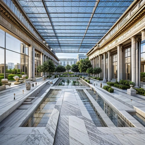 marble palace,glass roof,conservatory,glass building,orangery,roof garden,glass facade,reflecting pool,glass wall,glass facades,villa farnesina,roof landscape,winter garden,terrace,roof terrace,greenhouse,reichstag,louvre,glass tiles,bordeaux,Architecture,General,Classic,Russian Neoclassical