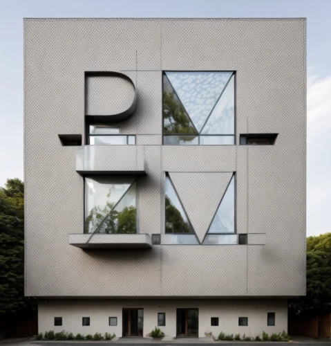 frame house,cubic house,facade panels,cube house,glass facade,modern architecture,ffm,opaque panes,archidaily,proa,french building,ica - peru,modern building,cubic,metal cladding,kirrarchitecture,architectural,appartment building,penrose,glass panes,Architecture,Villa Residence,Modern,Mid-Century Modern