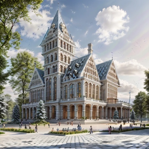 delft,frisian house,tsaritsyno,house hevelius,crown palace,europe palace,new town hall,utrecht,moritzburg palace,drentse patrijshond,kurhaus,gothic architecture,groningen,new-ulm,victorian,stadtplaung,grand master's palace,kunsthistorisches museum,antwerp,victorian house,Architecture,Large Public Buildings,Nordic,Nordic Neoclassicism
