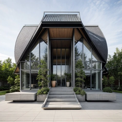 folding roof,glass facade,frame house,cubic house,metal roof,metal cladding,cube house,modern house,timber house,structural glass,modern architecture,archidaily,mirror house,residential house,outdoor structure,asian architecture,glass building,dunes house,glass facades,frisian house,Architecture,Commercial Building,Nordic,Nordic Functionalism
