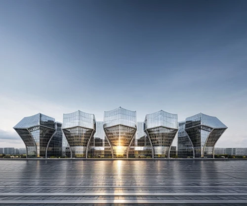 autostadt wolfsburg,glass facade,futuristic architecture,solar cell base,cube stilt houses,glass facades,glass building,futuristic art museum,metal cladding,glass pyramid,water cube,ekaterinburg,tempodrom,honeycomb structure,bordeaux,dhabi,abu dhabi,cooling towers,abu-dhabi,modern architecture,Architecture,Skyscrapers,Modern,Innovative Technology 2