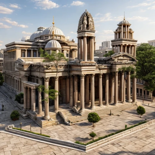 neoclassical,kunsthistorisches museum,ancient roman architecture,marble palace,classical architecture,reichstag,berlin cathedral,ancient greek temple,greek temple,saint isaac's cathedral,odessa,europe palace,grand master's palace,celsus library,ancient rome,maximilianeum,ancient city,egyptian temple,neoclassic,city palace,Architecture,Villa Residence,Classic,Greece Classical