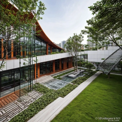 modern architecture,modern house,glass facade,cube house,cubic house,residential house,asian architecture,dunes house,residential,smart house,glass facades,structural glass,timber house,house in the forest,modern office,eco-construction,eco hotel,frame house,shenzhen vocational college,futuristic architecture,Architecture,Industrial Building,Modern,Garden Modern