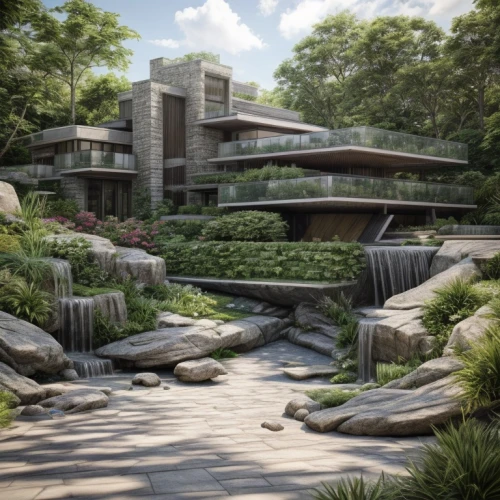 landscape design sydney,landscape designers sydney,garden design sydney,dunes house,luxury property,modern house,modern architecture,futuristic architecture,luxury home,japanese zen garden,3d rendering,luxury real estate,landscaping,zen garden,residential,house in the forest,house by the water,contemporary,eco-construction,asian architecture,Landscape,Landscape design,Landscape space types,None
