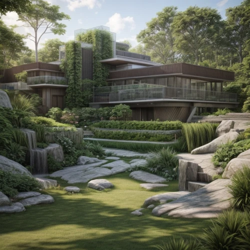 landscape designers sydney,landscape design sydney,japanese zen garden,asian architecture,ryokan,japanese garden,zen garden,3d rendering,japanese architecture,garden design sydney,chinese architecture,luxury property,dunes house,eco hotel,feng shui golf course,render,japan garden,house in the forest,japanese garden ornament,mid century house,Landscape,Landscape design,Landscape space types,None