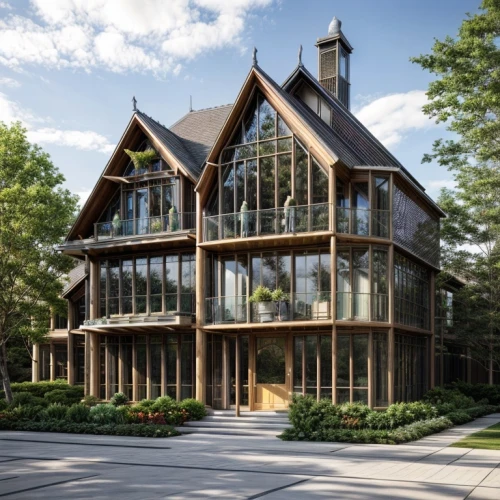 timber house,new england style house,house in the forest,half-timbered,danish house,eco-construction,frame house,wooden house,modern house,glass facade,dunes house,modern architecture,frisian house,house in the mountains,luxury home,luxury property,half timbered,kirrarchitecture,wooden construction,luxury real estate,Architecture,Commercial Building,Modern,Classical Whimsy
