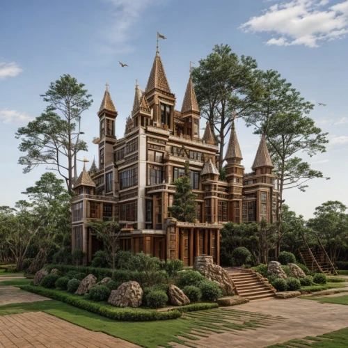 fairy tale castle,cambodia,fairytale castle,siem reap,gold castle,chiang rai,vientiane,house in the forest,dragon palace hotel,buddhist temple complex thailand,myanmar,chiang mai,thai temple,castelul peles,phayao,grand master's palace,gothic architecture,asian architecture,mansion,chateau,Architecture,Commercial Residential,African Tradition,African Sanctuary