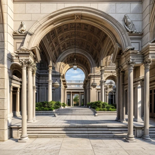 boston public library,three centered arch,colonnade,classical architecture,smithsonian,louvre,pointed arch,archway,marble collegiate,neoclassical,library of congress,louvre museum,marble palace,art museum,round arch,arches,columns,homes for sale in hoboken nj,entablature,national archives,Architecture,Commercial Building,European Traditional,Venetian Palladian