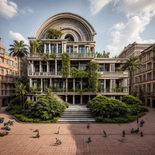 casa fuster hotel,monaco,monte carlo,villa cortine palace,dragon palace hotel,palm garden frankfurt,athenaeum,beverly hills hotel,palm house,bendemeer estates,classical architecture,the boulevard arjaan,europe palace,grand hotel,gaylord palms hotel,hotel w barcelona,the garden society of gothenburg,marble palace,the old botanical garden,boutique hotel,Architecture,Villa Residence,Masterpiece,Postmodern Classicism