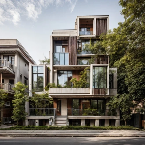 modern architecture,cubic house,residential,eco-construction,wooden facade,modern house,timber house,kirrarchitecture,mixed-use,apartment building,residential house,apartment block,townhouses,glass facade,arhitecture,contemporary,apartment house,urban design,two story house,modern style,Architecture,Villa Residence,Modern,Sustainable Innovation