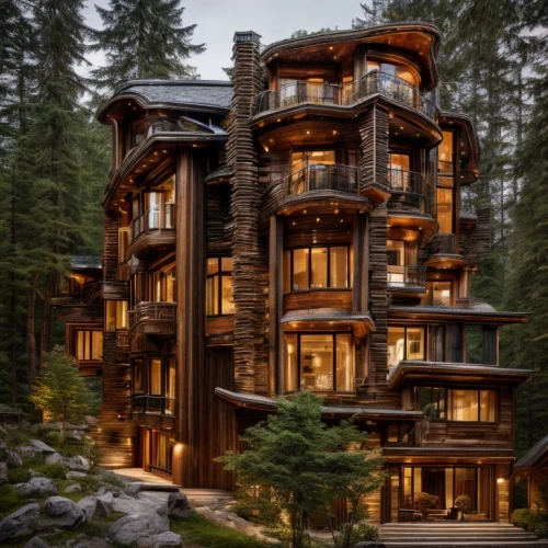 log home,tree house hotel,the cabin in the mountains,house in the mountains,house in the forest,tree house,house in mountains,log cabin,whistler,timber house,wooden house,beautiful home,vancouver island,treehouse,chalet,wooden construction,luxury property,apartment building,alpine style,architectural style,Architecture,Villa Residence,European Traditional,Alpine Rustic