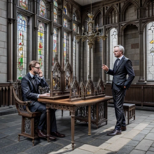 chess men,men sitting,priesthood,court of law,magistrate,organist,chess game,confer,preachers,house of cards,chess icons,contemporary witnesses,the throne,barrister,court of justice,play chess,vertical chess,business meeting,boardroom,a meeting,Architecture,Small Public Buildings,European Traditional,Dutch Gothic Revival