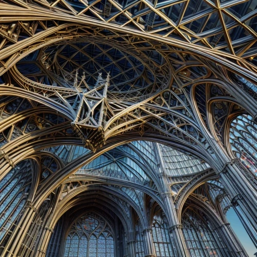 gothic architecture,vaulted ceiling,roof structures,medieval architecture,hall roof,wood structure,the ceiling,the framework,glass roof,dome roof,ceiling,structural glass,national history museum,wooden construction,roof truss,ceiling construction,westminster palace,art nouveau,gothic church,cathedral,Architecture,General,Classic,Gothic Revival