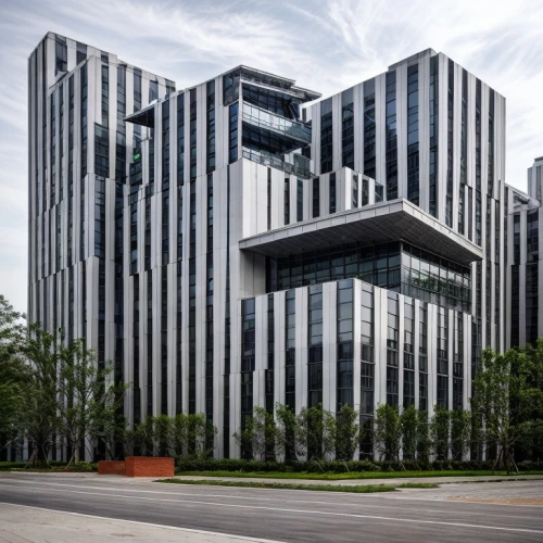 hongdan center,glass facade,office buildings,office building,metal cladding,residential tower,modern architecture,kirrarchitecture,new building,shenzhen vocational college,modern office,glass facades,corporate headquarters,glass building,cube house,company headquarters,tianjin,bulding,willis building,office block,Architecture,Industrial Building,Brutalist,Brutalist Classicism