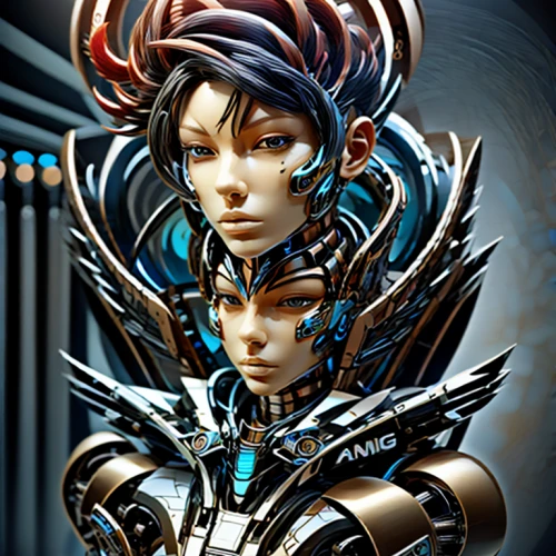 neottia nidus-avis,biomechanical,gara,cybernetics,symetra,female warrior,sterntaler,cyborg,cuirass,gear shaper,armor,shiva,alien warrior,wind warrior,swordswoman,ixia,humanoid,alloy,goddess of justice,athena