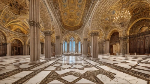 marble palace,ceramic floor tile,checkered floor,seville,hall of the fallen,parquet,europe palace,alcazar of seville,floor tiles,versailles,royal interior,tile flooring,louvre,umayyad palace,musei vaticani,doge's palace,saint peter's basilica,the center of symmetry,certosa di pavia,celsus library,Commercial Space,Restaurant,Mediterranean Comfort