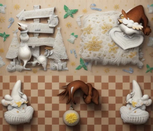 paper art,clay animation,marshmallow art,gingerbread maker,marzipan figures,doll kitchen,sugar paste,whimsical animals,gingerbread mold,origami paper,gingerbread house,miniature figures,the gingerbread house,eggcup,cupcake paper,egg cup,fondant,animal figure,confectioner,royal icing,Common,Common,Natural