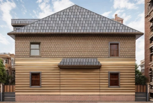 wooden facade,timber house,brick house,wooden house,clay house,house hevelius,terracotta,sand-lime brick,house shape,pigeon house,lattice windows,kirrarchitecture,frame house,archidaily,cubic house,architectural style,architectural,brick block,parquet,printing house