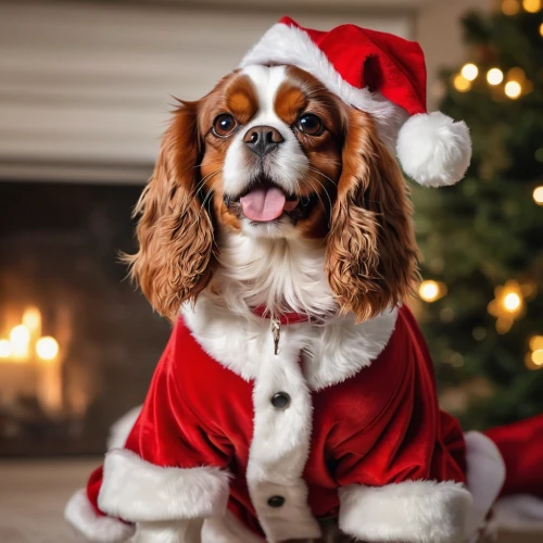 king charles spaniel,cavalier king charles spaniel,christmas animals,christmas photo,santa hat,santa's hat,christmas santa,santa,santa claus,christmas pictures,christmas picture,children's christmas photo shoot,raindeer,welsh springer spaniel,christmas girl,christmas hat,christmas messenger,santa hats,christmas banner,retro christmas girl,Photography,General,Natural