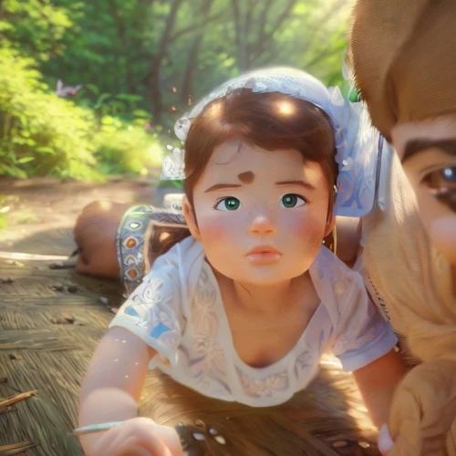 miguel of coco,b3d,children's eyes,child in park,digital compositing,father with child,pinocchio,cgi,the girl's face,the eyes of god,child crying,laika,gnome,studio ghibli,tangled,girl and boy outdoor,pictures of the children,little boy and girl,child portrait,clay animation,Game&Anime,Pixar 3D,Pixar 3D