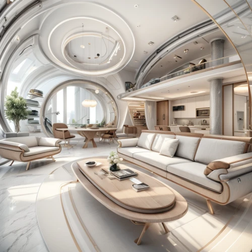 ufo interior,luxury yacht,futuristic architecture,penthouse apartment,sky space concept,yacht,yacht exterior,on a yacht,yachts,spaceship,sky apartment,spaceship space,luxury home interior,modern living room,interior design,interiors,breakfast room,modern decor,interior modern design,luxury property