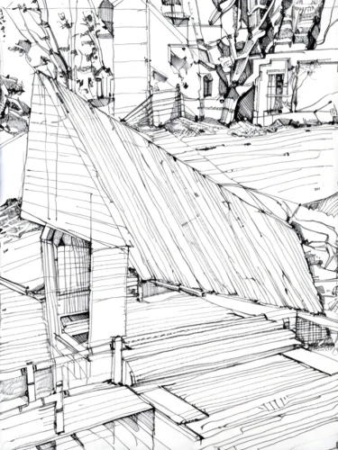 straw roofing,roof landscape,roof structures,roofs,house drawing,roof construction,wooden roof,house roofs,japanese architecture,boat yard,roof truss,sheet drawing,floating huts,frame drawing,wooden houses,timber house,house roof,folding roof,kirrarchitecture,wooden construction,Design Sketch,Design Sketch,Hand-drawn Line Art