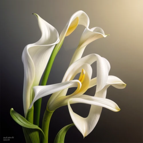 easter lilies,madonna lily,white lily,white trumpet lily,hymenocallis,calla lilies,tulip white,calla lily,lilies,stargazer lily,lillies,flowers png,tuberose,crinum,lilies of the valley,peace lilies,day lily,torch lilies,avalanche lily,lilium candidum,Realistic,Flower,Calla Lily