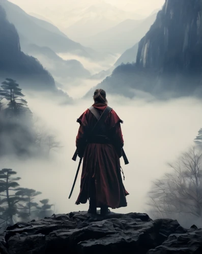 buddhist monk,samurai,buddhists monks,the wanderer,shaolin kung fu,monks,xing yi quan,monk,sōjutsu,lone warrior,samurai fighter,yunnan,japanese martial arts,the spirit of the mountains,daitō-ryū aiki-jūjutsu,japan landscape,wanderer,huangshan maofeng,zen,yi sun sin