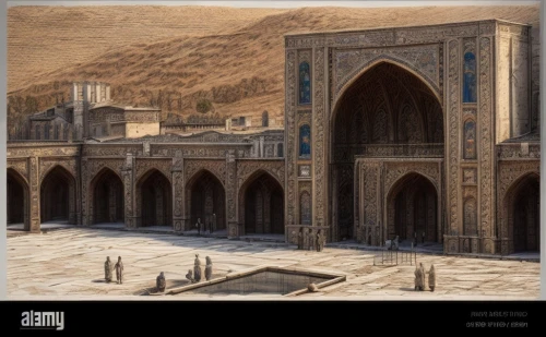 caravanserai,islamic architectural,iranian architecture,caravansary,persian architecture,alabaster mosque,umayyad palace,ibn-tulun-mosque,ibn tulun,quasr al-kharana,king abdullah i mosque,cd cover,masjid nabawi,al nahyan grand mosque,grand mosque,khazne al-firaun,mosques,nizwa,hassan 2 mosque,medrese,Common,Common,Photography