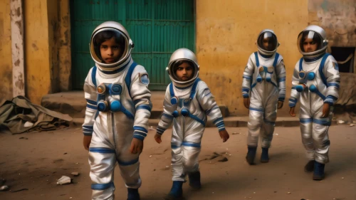 space suit,spacesuit,astronauts,astronaut suit,nomadic children,astronautics,space-suit,school children,children learning,little girls walking,mission to mars,children of uganda,space walk,cosmonautics day,walk with the children,afar tribe,india,protective suit,protective clothing,colonization