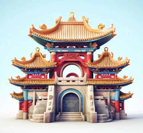 chinese architecture,chinese background,chinese temple,chinese screen,asian architecture,forbidden palace,chinese icons,3d model,china,cinema 4d,3d render,nanjing,chinese art,the forbidden city in beijing,chinese teacup,crown render,tianjin,victory gate,chinese style,hall of supreme harmony