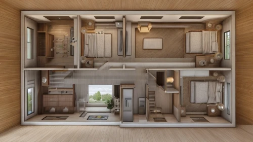 inverted cottage,an apartment,cubic house,sky apartment,penthouse apartment,walk-in closet,3d rendering,hallway space,floorplan home,cube house,apartment,shared apartment,miniature house,japanese-style room,room divider,apartment house,modern room,wooden sauna,interior modern design,attic,Common,Common,Natural