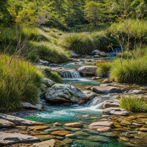 mountain stream,mountain spring,flowing creek,the chubu sangaku national park,clear stream,streams,mountain river,flowing water,stream,water flowing,water spring,brook landscape,upper water,aura river,conguillío national park,wild water,the vishera river,source de la sorgue,verzasca valley,river landscape,Landscape,Landscape design,Landscape space types,Natural Landscapes