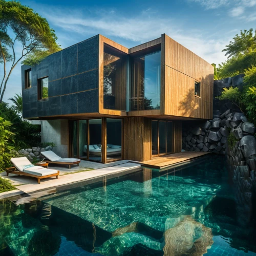 house by the water,modern house,tropical house,cubic house,luxury property,modern architecture,floating huts,holiday villa,pool house,dunes house,cube house,infinity swimming pool,beautiful home,luxury home,uluwatu,aqua studio,house with lake,asian architecture,underwater oasis,summer house,Photography,Artistic Photography,Artistic Photography 01