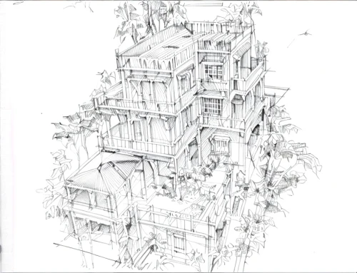 kirrarchitecture,skyscraper town,isometric,pencils,high-rise,high-rise building,house drawing,residential tower,concrete plant,highrise,elphi,hashima,escher,high rise,to build,multi-storey,skyscraper,ruin,towers,crane houses,Design Sketch,Design Sketch,Pencil Line Art