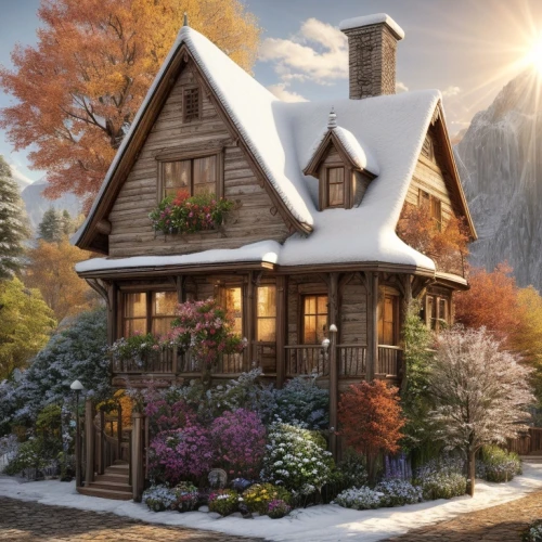 country cottage,house in mountains,winter house,house in the mountains,the cabin in the mountains,summer cottage,house in the forest,cottage,snow house,alpine village,wooden house,little house,new england style house,home landscape,country house,beautiful home,log cabin,victorian house,cottage garden,small cabin,Common,Common,Natural