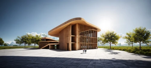 wooden church,wooden sauna,wood doghouse,timber house,wooden construction,school design,wooden house,archidaily,wooden facade,wood structure,3d rendering,build by mirza golam pir,eco-construction,wooden roof,forest chapel,wooden hut,eco hotel,modern architecture,render,cube stilt houses,Architecture,Campus Building,Masterpiece,Social Modernism